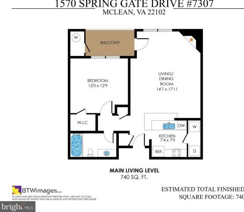 1570 Spring Gate Dr, Mc Lean VA  22102-3428 exterior