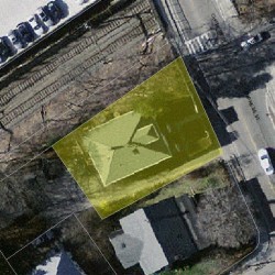 35 Cypress St, Newton MA  02459-2231 aerial view