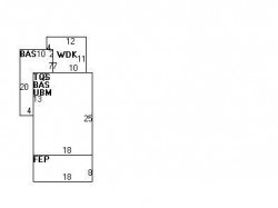 11 Auburn St, Newton MA 02465-2204 floor plan