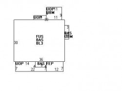 44 Jefferson St, Newton MA 02458-1747 floor plan