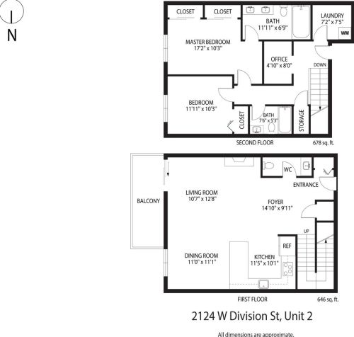 2124 Division St, Chicago IL  60622-2985 exterior