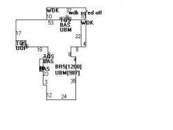 87 Herrick Rd, Newton MA 02459-2217 floor plan