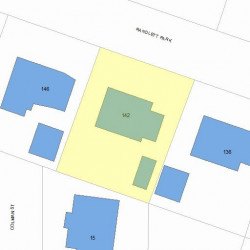 142 Randlett Park, Newton MA 02465-1744 plot plan