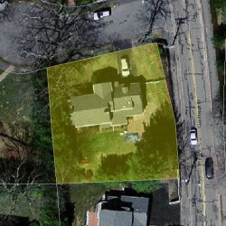 6 Crocker Cir, Newton MA  02465-2410 aerial view