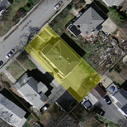 44 Lothrop St, Newton MA 02460-1420 aerial view