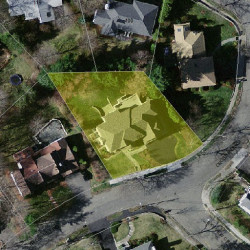 60 Cross Hill Rd, Newton MA 02459-3121 aerial view
