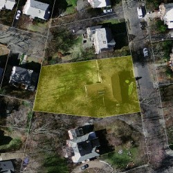 23 Exmoor Rd, Newton MA 02459-1207 aerial view