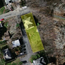 114 Carlisle St, Newton MA  02459-2307 aerial view