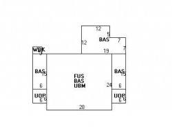 61 Jasset St, Newton MA 02458-1055 floor plan