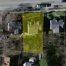 546 Commonwealth Ave, Newton MA 02459-1634 aerial view