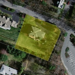 35 Puddingstone Ln, Newton MA 02459-3446 aerial view