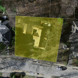 13 Parker Ave, Newton MA 02459-2634 aerial view