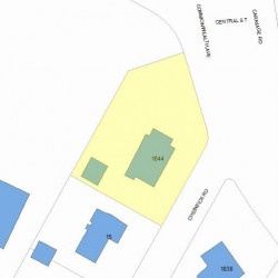 1844 Commonwealth Ave, Newton MA 02466-2716 plot plan