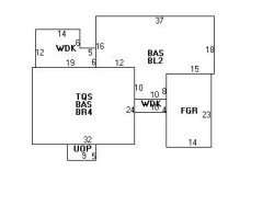 165 Christina St, Newton MA 02461-1915 floor plan