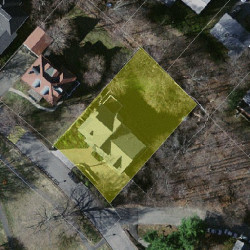 128 Herrick Rd, Newton MA 02459-2237 aerial view