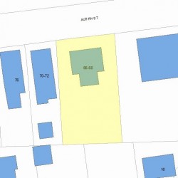 68 Austin St, Newton MA 02460-1844 plot plan