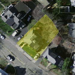 37 Homer St, Newton MA 02459-1511 aerial view