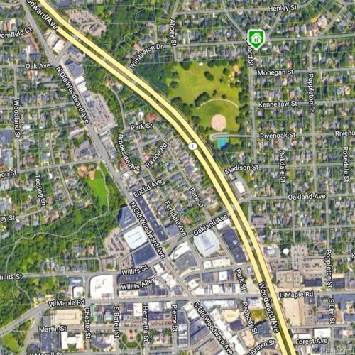 520 Wimbleton Dr, Bham MI 48009-7601 exterior