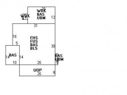 17 Devon Ter, Newton MA 02459-1651 floor plan