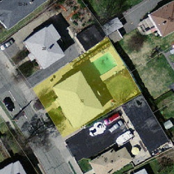 32 Colonial Ave, Newton MA  02460-1215 aerial view