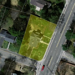 1801 Washington St, Newton MA 02466-2823 aerial view