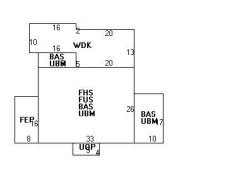 268 Dorset Rd, Newton MA  02468-1429 floor plan