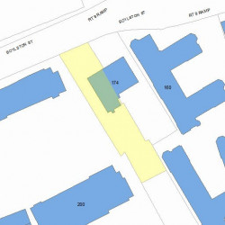 176 Boylston St, Newton MA 02461 plot plan