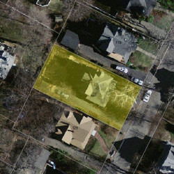 125 Grasmere St, Newton MA  02458-2212 aerial view