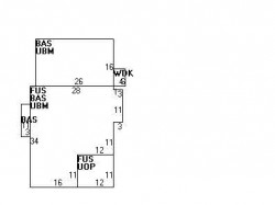 32 Fern St, Newton MA 02466-2207 floor plan