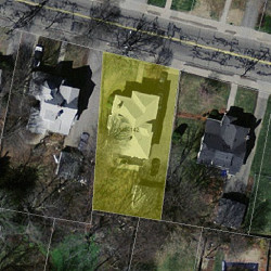 142 Crafts St, Newton MA  02460-1411 aerial view