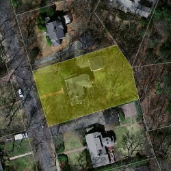 30 Gammons Rd, Newton MA  02468-1216 aerial view