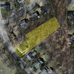 646 Grove St, Newton MA 02462-1319 aerial view