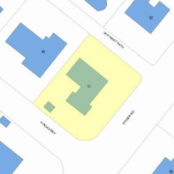 51 Van Wart Path, Newton MA 02459-3720 plot plan