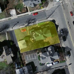 221 Walnut St, Newton MA  02460-1609 aerial view