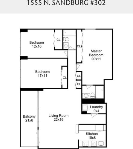 1555 Sandburg Ter, Chicago IL 60610-1350 exterior