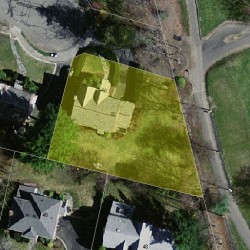82 Kenilworth St, Newton MA  02458-2723 aerial view