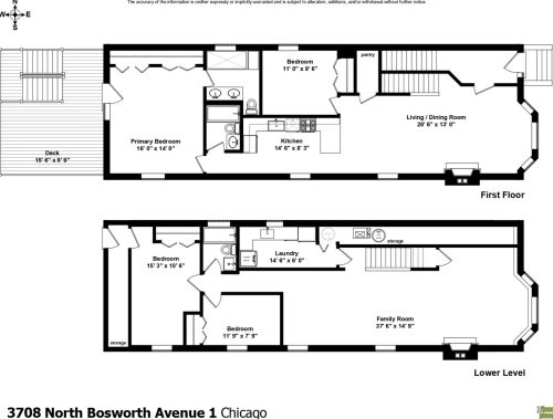 3708 Bosworth Ave, Chicago IL 60613-3693 exterior