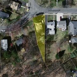 28 Charlemont St, Newton MA  02461-1908 aerial view