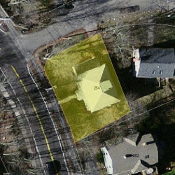 254 Langley Rd, Newton MA 02459-2326 aerial view
