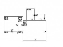 11 Grayson Ln, Newton MA 02462-1020 floor plan