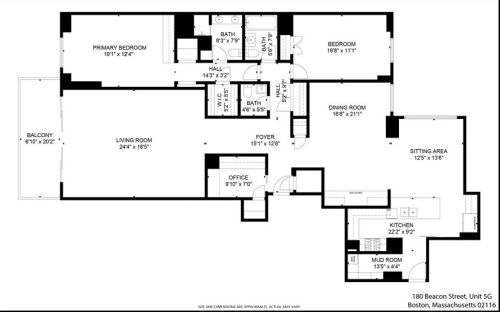 180 Beacon St, Boston MA  exterior