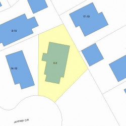 8 Jaffrey Cir, Newton MA 02468-1014 plot plan