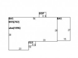 38 Deborah Rd, Newton MA 02459-2838 floor plan