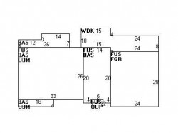 36 Bernard St, Newton MA 02461-1904 floor plan