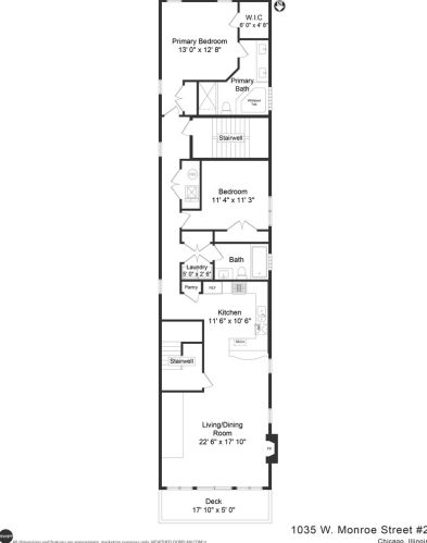 1035 Monroe St, Chicago IL  60607-2791 exterior