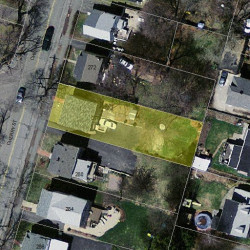 276 Cherry St, Newton MA 02465-1605 aerial view