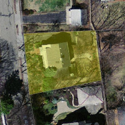 108 Morton St, Newton MA  02459-1012 aerial view