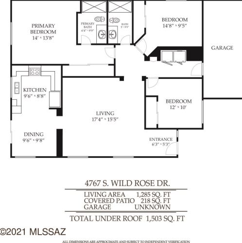 4767 Wild Rose Dr, Tucson, AZ 85730-4662