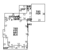 43 Gammons Rd, Newton MA  02468-1215 floor plan
