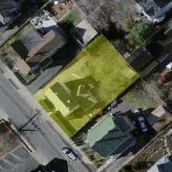 186 Chapel St, Newton MA 02458-1308 aerial view